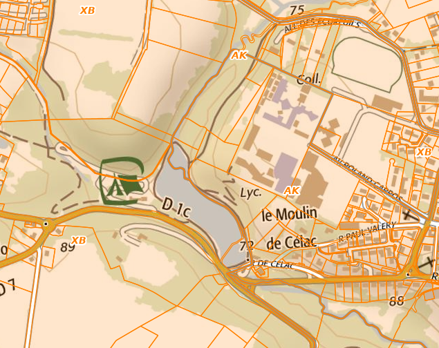 Autour de Célac, des propriétés communales